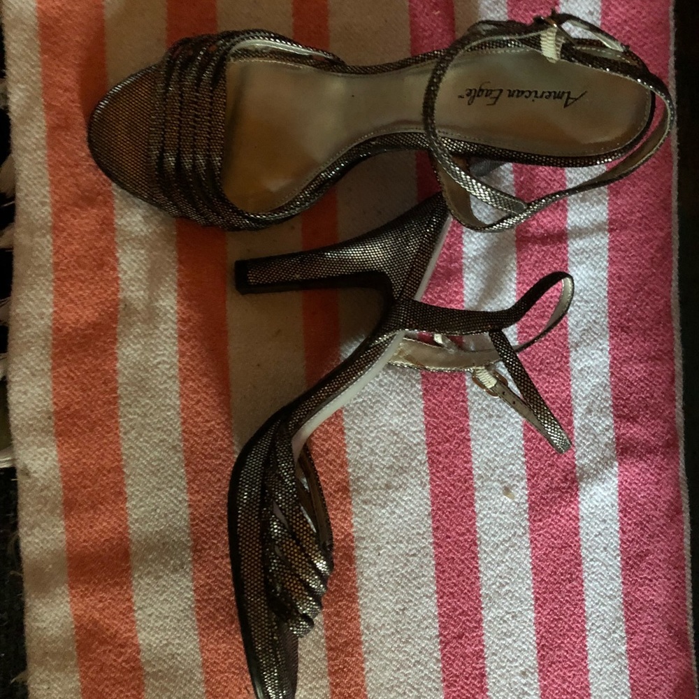 Silver heels